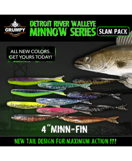 Detroit River Walleye: Minnow Series Slam Pack